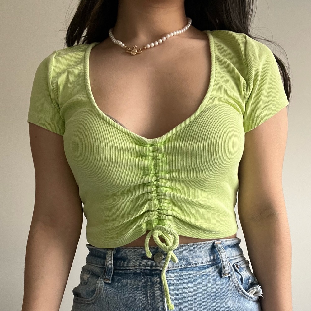 Pacsun Lime Green Two Piece Set